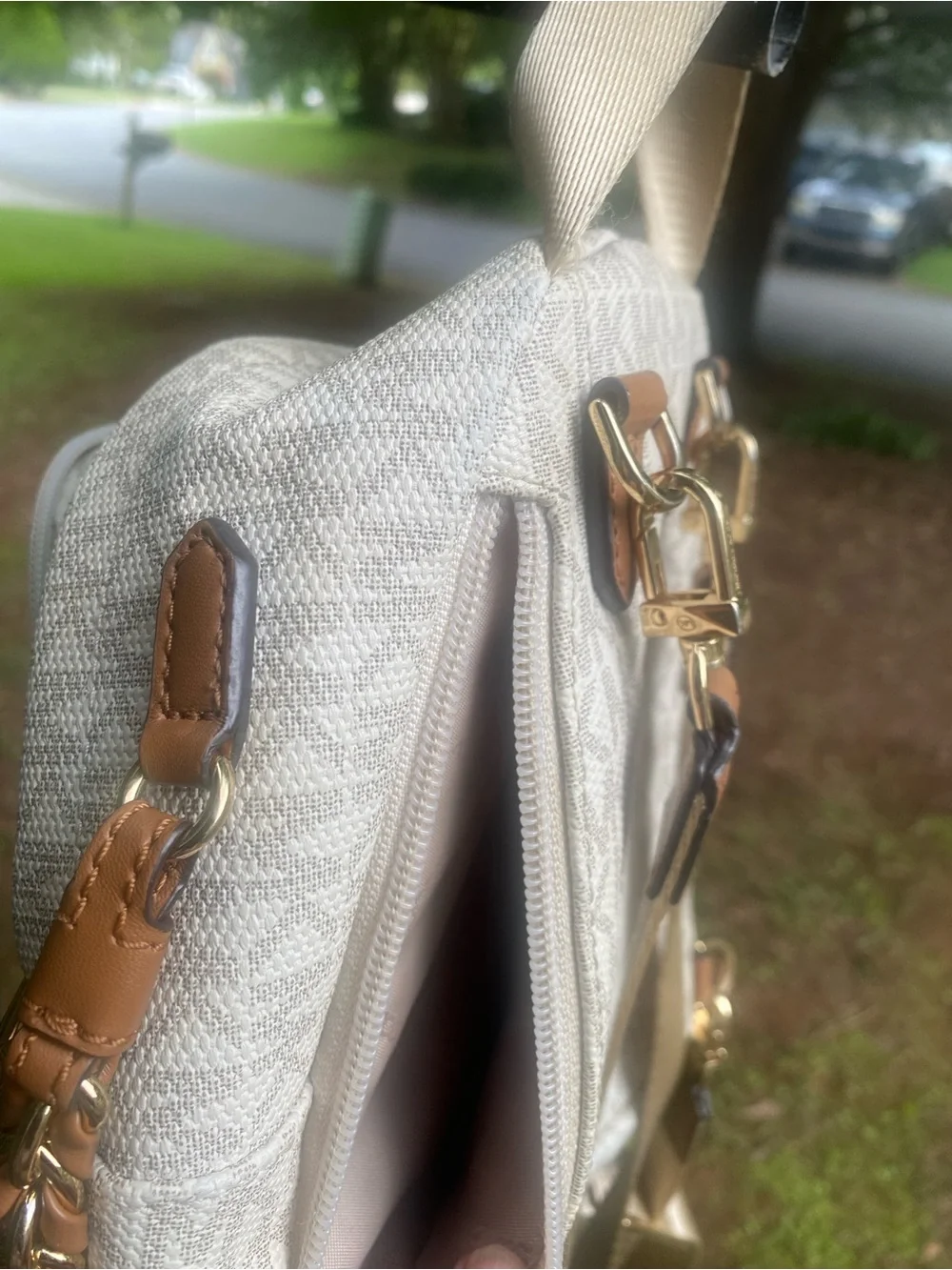 Michael Kors mini  back pack purse